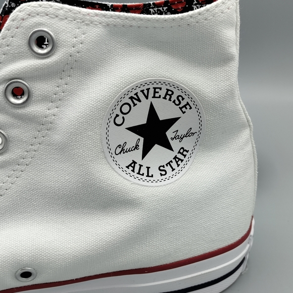 NEW Mens Converse CTAS Hi I Love ❤️ NY Sneakers - Picture 4 of 9